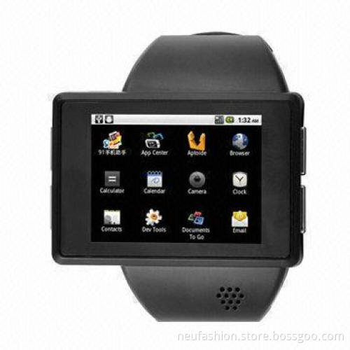 Smart Watch Mobile Phone with Google's Android 2.2 OS, Supports G-sensor/GPS/Android Market/Apps
